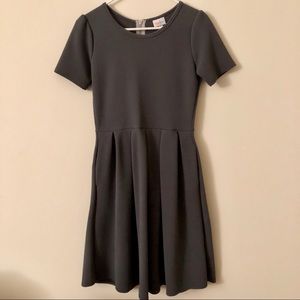 Small Gray Lularoe Amelia Dress